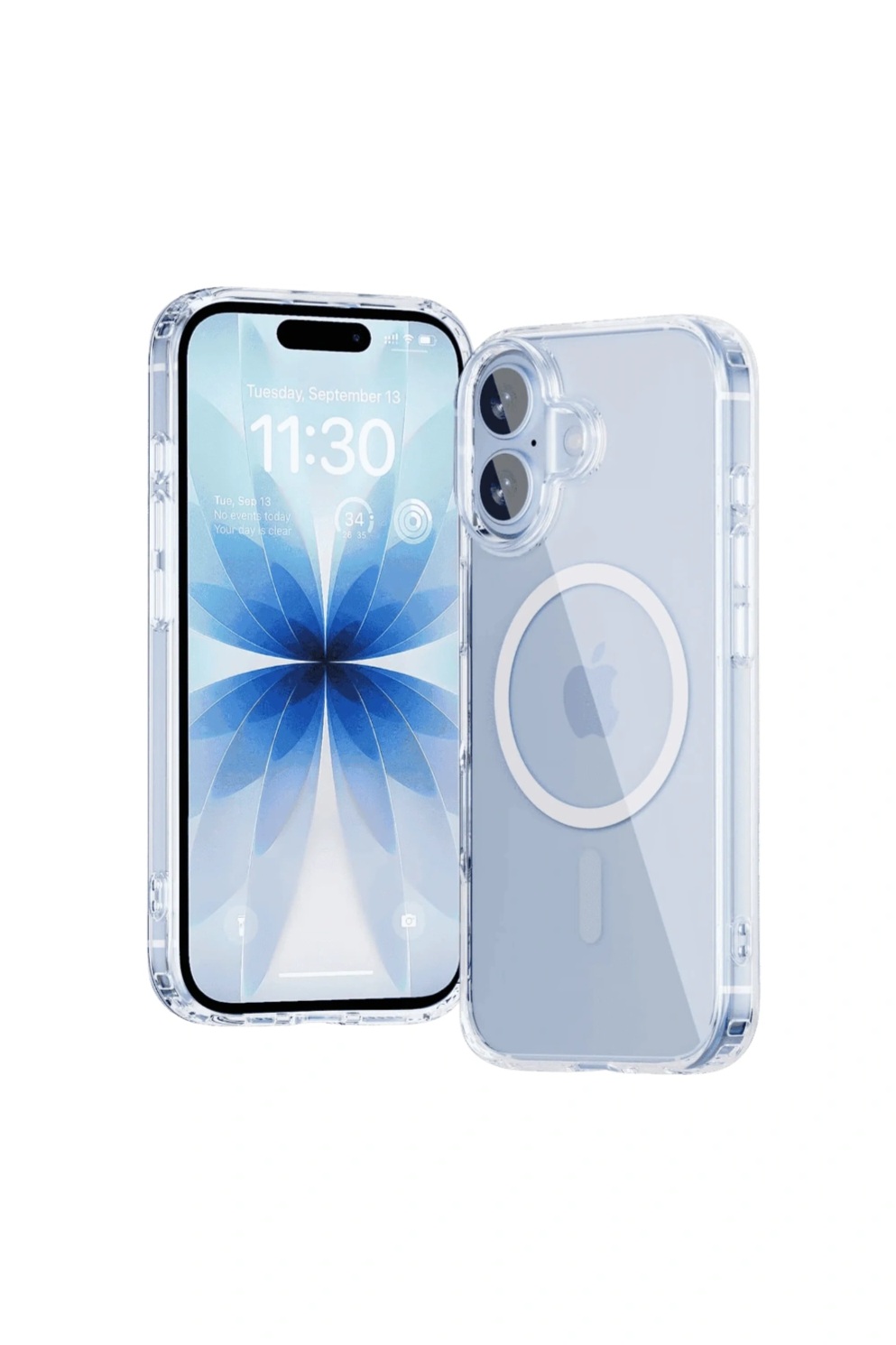 قاب کاور IPhone 16 مگسیف دار شفاف اپل آیفون ۱۶ نرمال