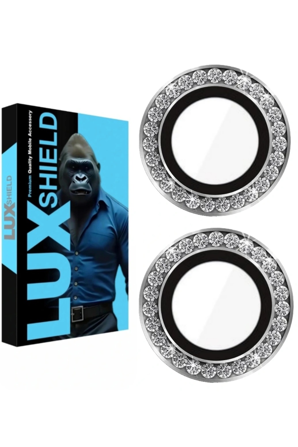 محافظ لنز دوربین ردمی ۱۵c نگین دار لوکس شیلد شیائومی Redmi 15 C